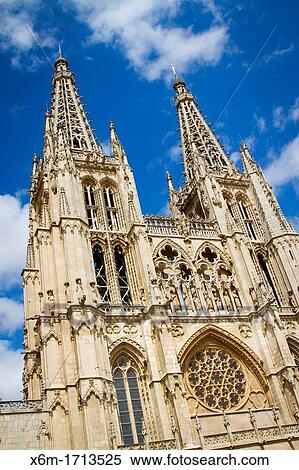 Stock Photography - Cathedral view Burgos city Castile and Leon, Spain. Fotosearch