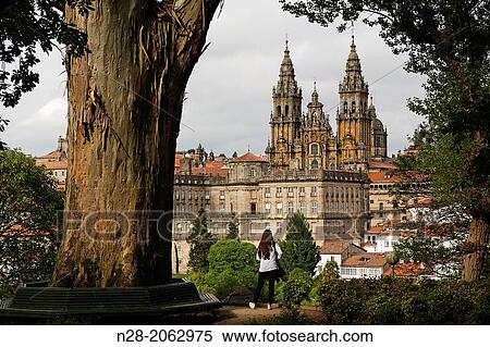 Cathedral, World Heritage Site, Way of St James, Santiago de Compostela, A Corua province, Galicia, Spain View Large Photo Image Stock Photography - Cathedral, World Heritage Site, Way of St James, Santiago de Compostela, A Corua province, Galicia, Spain. Fotosearch