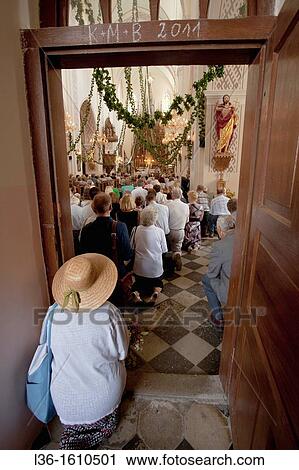 Catholic sunday mass in Poland View Large Photo Image Stock Image - Catholic sunday mass in Poland. Fotosearch