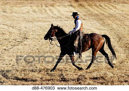 Cattleman with? Quarter horse? and/or? Paint? of USA. Ponderosa Ranch. Seneca. Oregon. USA View Large Photo Image Stock Image - Cattleman with? Quarter horse? and/or? Paint? of USA. Ponderosa Ranch. Seneca. Oregon. USA. Fotosearch