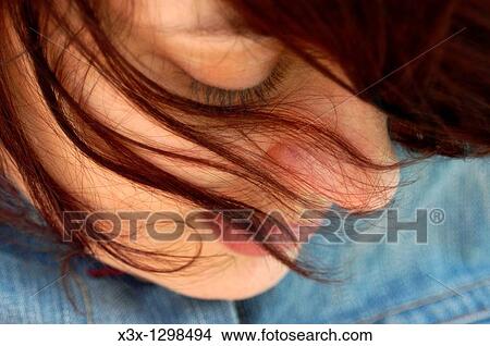 Picture - Caucasian female portrait. Fotosearch