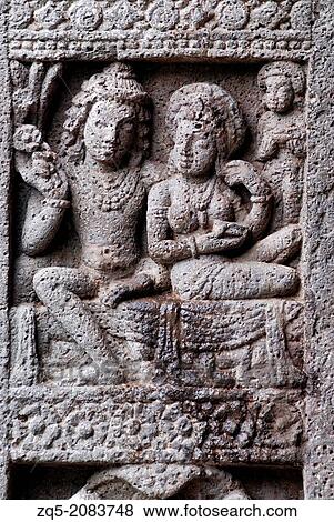 Cave 27: King and Queen, Female Figure. Ajanta Caves, Aurangabad, Maharashtra, India. View Large Photo Image Stock Photo - Cave 27: King and Queen, Female Figure. Ajanta Caves, Aurangabad, Maharashtra, India.. Fotosearch