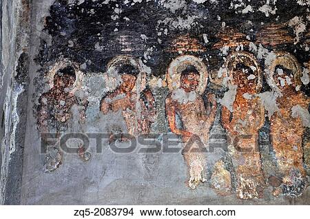 Cave 9: Paintings of six Buddhas on the right wall. Ajanta Caves, Aurangabad, Maharashtra, India. View Large Photo Image Picture - Cave 9: Paintings of six Buddhas on the right wall. Ajanta Caves, Aurangabad, Maharashtra, India.. Fotosearch