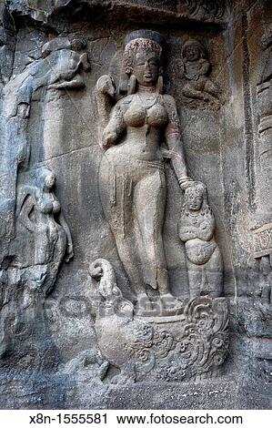 Cave temples, Rameshvara hindu temple cave 21, 6th century, UNESCO World Heritage site, Ellora, India View Large Photo Image Stock Image - Cave temples, Rameshvara hindu temple cave 21, 6th century, UNESCO World Heritage site, Ellora, India. Fotosearch