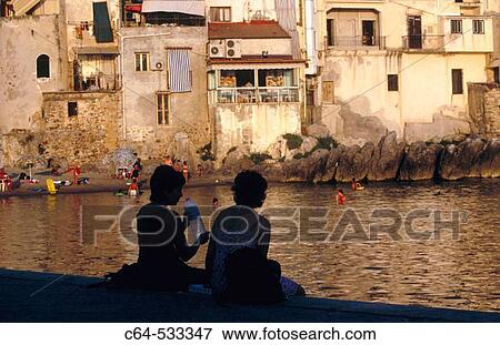 Cefalu. Sicily. Italy View Large Photo Image Stock Photo - Cefalu. Sicily. Italy. Fotosearch