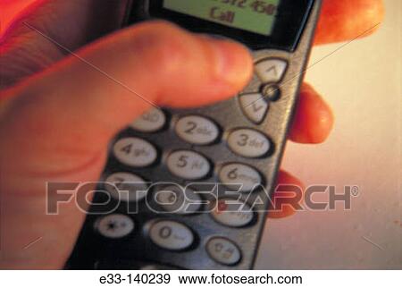 Stock Photo - Cellular phone. Fotosearch