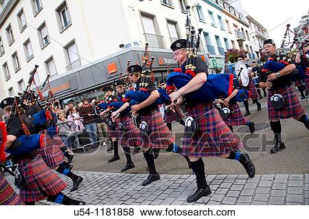 Celtic Music and Culture parade in the Interceltic Festival of Lorient. Bagpipers. Brittany. France View Large Photo Image Stock Photo - Celtic Music and Culture parade in the Interceltic Festival of Lorient. Bagpipers. Brittany. France. Fotosearch