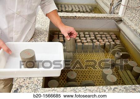 Stock Photography - Cement curing Bathrooms, Research on building materials, Tecnalia Research & Innovation, Zamudio, Bizkaia, Basque Country, Spain. Fotosearch