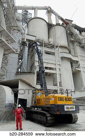 Stock Photo - Cement plant. Fotosearch