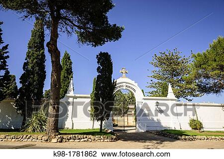 Cemetery, Alaior, Menorca, Balearic Islands, Spain, Europe View Large Photo Image Stock Image - Cemetery, Alaior, Menorca, Balearic Islands, Spain, Europe. Fotosearch