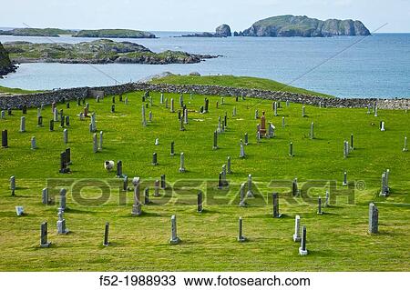 Cemetery nearby Bostadh Beach. Great Bernera. Lewis island. Outer Hebrides. Scotland, UK. View Large Photo Image Stock Image - Cemetery nearby Bostadh Beach. Great Bernera. Lewis island. Outer Hebrides. Scotland, UK.. Fotosearch