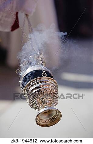 Censer of silver or alpaca to burn incense in the holy week, Spain. View Large Photo Image Stock Image - Censer of silver or alpaca to burn incense in the holy week, Spain.. Fotosearch