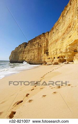 Centeanes Beach, Carvoeiro, Lagoa, Algarve, Portugal View Large Photo Image Stock Photo - Centeanes Beach, Carvoeiro, Lagoa, Algarve, Portugal. Fotosearch