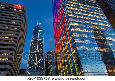 Central Business District Hong Kong View Large Photo Image Stock Photo - Central Business District Hong Kong. Fotosearch