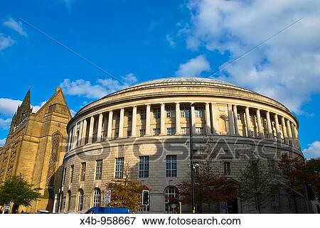 Central Library St Peters Square central Manchester England UK Europe View Large Photo Image Stock Photo - Central Library St Peters Square central Manchester England UK Europe. Fotosearch