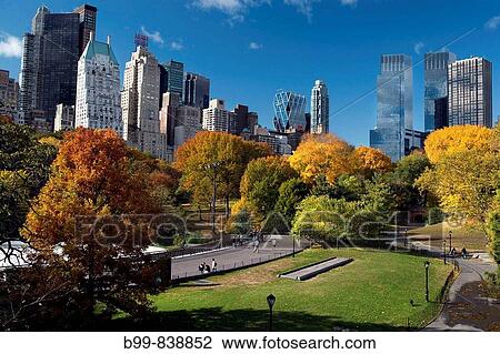 CENTRAL PARK SOUTH MANHATTAN NEW YORK USA View Large Photo Image Stock Image - CENTRAL PARK SOUTH MANHATTAN NEW YORK USA. Fotosearch