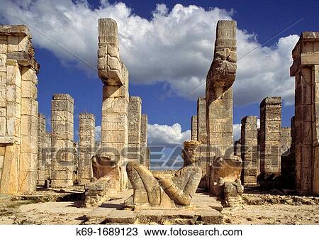 Chac-Mool is the name given to a type of Pre-Columbian Mesoamerican stone statue View Large Photo Image Stock Image - Chac-Mool is the name given to a type of Pre-Columbian Mesoamerican stone statue. Fotosearch