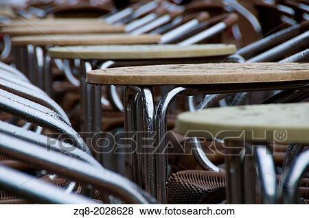Stock Photo - Chairs San Marco, venice italy.. Fotosearch