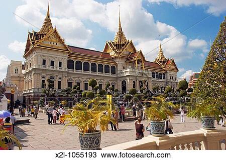 Chakri Maha Prasat Hall Grand Palace, Bangkok, Thailand View Large Photo Image Stock Image - Chakri Maha Prasat Hall Grand Palace, Bangkok, Thailand. Fotosearch