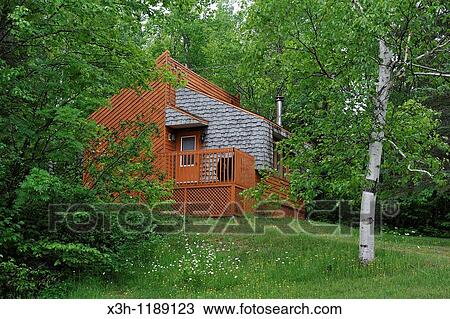 chalet in Saguenay National Park, Riviere-eternite district, Province of Quebec, Canada, North America View Large Photo Image Stock Image - chalet in Saguenay National Park, Riviere-eternite district, Province of Quebec, Canada, North America. Fotosearch
