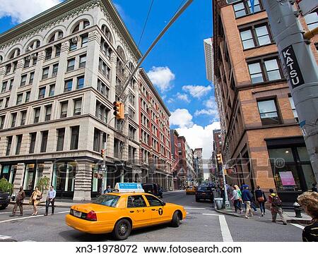 Stock Image - Chanel, Shop, Spring Street, Soho, Manhattan, New York, New York City, United States, USA.. Fotosearch