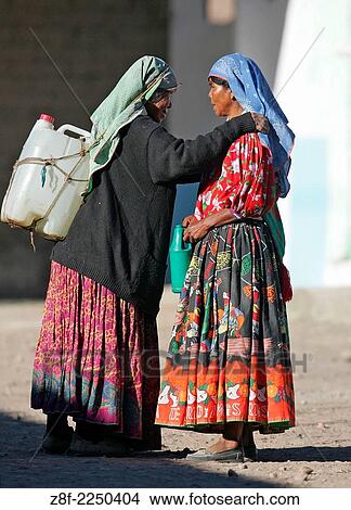 Picture - Change of authorities in the Wixarica Community. San SebastiBn TeponahuaxtlBn, Jalisco. Mexico.. Fotosearch