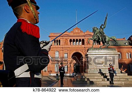 Changing guards ceremony at Casa Rosada the presidential palace on Plaza de Mayo Buenos Aires, Argentina View Large Photo Image Stock Image - Changing guards ceremony at Casa Rosada the presidential palace on Plaza de Mayo Buenos Aires, Argentina. Fotosearch