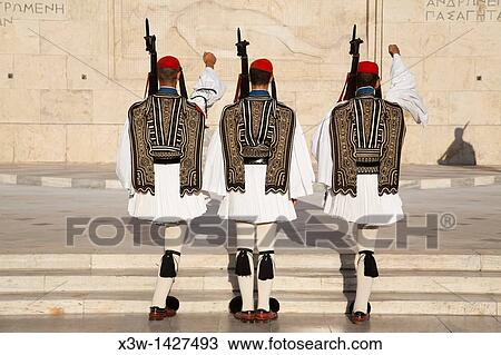 changing of the guard, parliament building, syntagmatos square, syntagma district, athens, greece, europe View Large Photo Image Stock Image - changing of the guard, parliament building, syntagmatos square, syntagma district, athens, greece, europe. Fotosearch