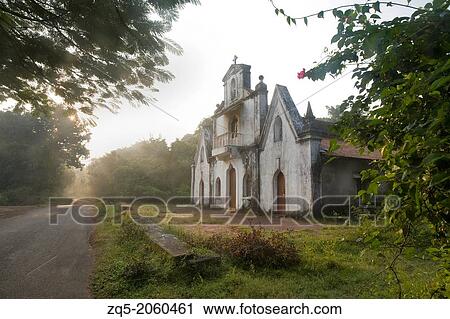 Stock Image - Chapel in Nerul village Goa, India.. Fotosearch