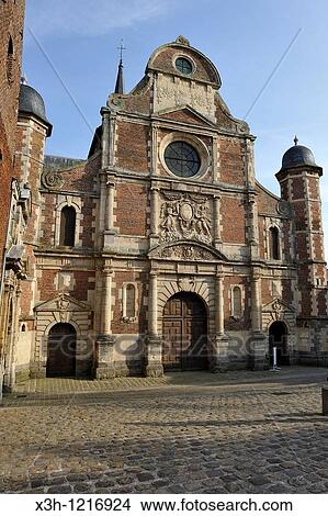 Picture - Chapel of Jesuits college, Eu, Seine-Maritime department, Haute-Normandie region, northern France, Europe. Fotosearch