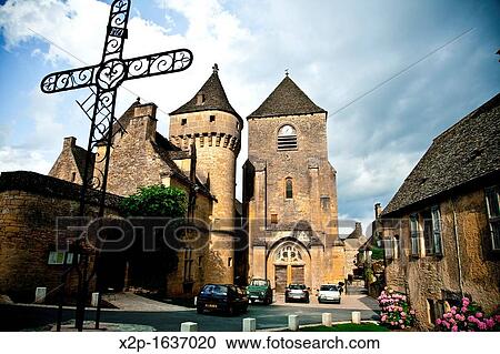 Chapelle de Cheylard, Church of Cheylard, Village of St-Geni's Dordogne, Aquitaine, France View Large Photo Image Stock Image - Chapelle de Cheylard, Church of Cheylard, Village of St-Geni's Dordogne, Aquitaine, France. Fotosearch
