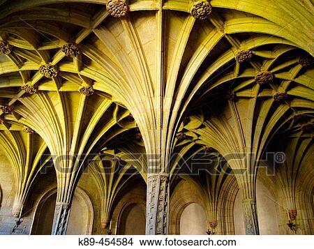 Picture - Chapter room, Santa Mar? a de Oseira monastery. Orense province, Galicia, Spain. Fotosearch