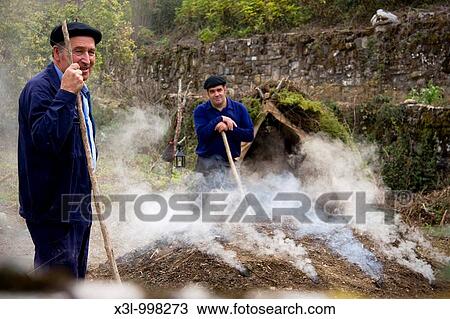 Charcoal kiln Worker coal Ochagavia Navarra Spain View Large Photo Image Stock Image - Charcoal kiln Worker coal Ochagavia Navarra Spain. Fotosearch