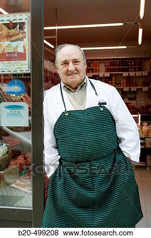 Stock Photo - Charcuterie and butcher's shop. Donostia, San Sebastian, Gipuzkoa, Euskadi. Spain.. Fotosearch