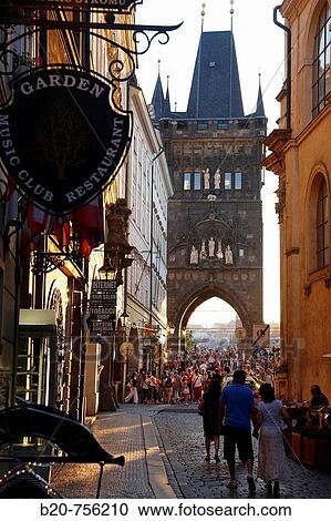 Charles Bridge, Prague, Czech Republic View Large Photo Image Stock Image - Charles Bridge, Prague, Czech Republic. Fotosearch