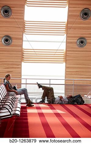 Stock Photo - Charles de Gaulle International Airport, Paris, France.. Fotosearch