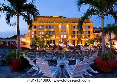 Stock Image - Charleston hotel, Cartagena de Indias, Colombia, South America. Fotosearch