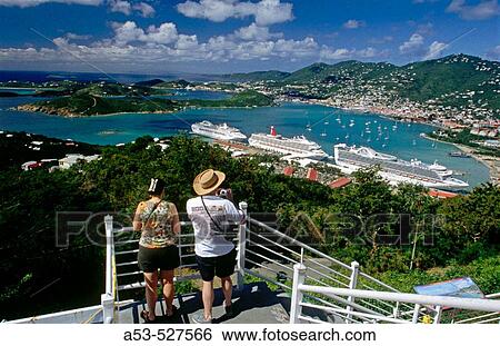 Charlotte Amalie. St. Thomas Island. U. S. Virgin Islands. West Indies View Large Photo Image Stock Photograph - Charlotte Amalie. St. Thomas Island. U. S. Virgin Islands. West Indies. Fotosearch