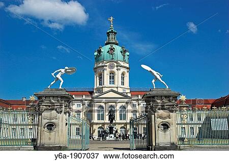 Charlottenburg Palace, entrance gate, Berlin Germany View Large Photo Image Stock Photo - Charlottenburg Palace, entrance gate, Berlin Germany. Fotosearch