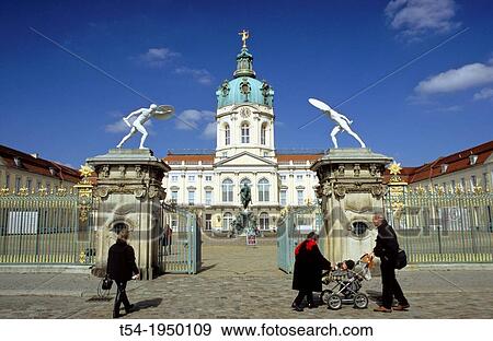 Charlottenburg Palace in Berlin View Large Photo Image Stock Photo - Charlottenburg Palace in Berlin. Fotosearch