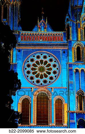 ? Chartres en Lumi? res?, Lights of Chartres, light show on Chartres cathedral, Chartres, Eure-et-Loir, Centre, France. Lighting designer: Beno? t Quero/Spectaculaires. View Large Photo Image Stock Photography - ? Chartres en Lumi? res?, Lights of Chartres, light show on Chartres cathedral, Chartres, Eure-et-Loir, Centre, France. Lighting designer: Beno? t Quero/Spectaculaires.. Fotosearch