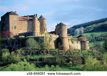 CHATEAU CHATEAU DE BERZE LE CHATEL, ENVIRONS DE CLUNY, SAONE ET LOIRE, FRANCE View Large Photo Image Stock Image - CHATEAU CHATEAU DE BERZE LE CHATEL, ENVIRONS DE CLUNY, SAONE ET LOIRE, FRANCE. Fotosearch