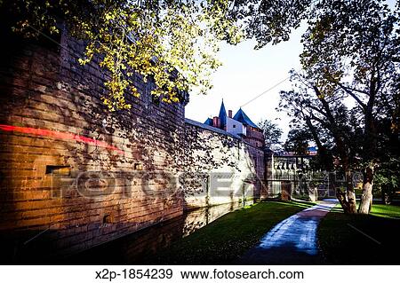Chateau des Ducs de Bretagne, fortress, castle, museum, Nantes, Pays de la Loire, France, Europe View Large Photo Image Stock Photo - Chateau des Ducs de Bretagne, fortress, castle, museum, Nantes, Pays de la Loire, France, Europe. Fotosearch
