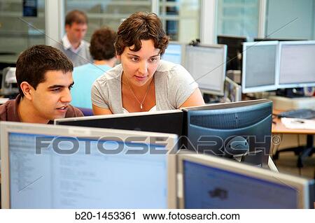 Checking the results in a digital TV application, digital TV and multimedia services, Vicomtech-IK4 Visual Interaction and Communication Technologies Centre, applied research centre for Interactive Computer Graphics and Multimedia View Large Photo Image Stock Image - Checking the results in a digital TV application, digital TV and multimedia services, Vicomtech-IK4 Visual Interaction and Communication Technologies Centre, applied research centre for Interactive Computer Graphics and Multimedia. Fotosearch