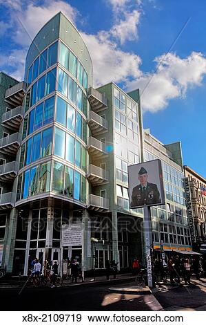 Checkpoint Charlie, Berlin, Germany. View Large Photo Image Stock Photo - Checkpoint Charlie, Berlin, Germany.. Fotosearch