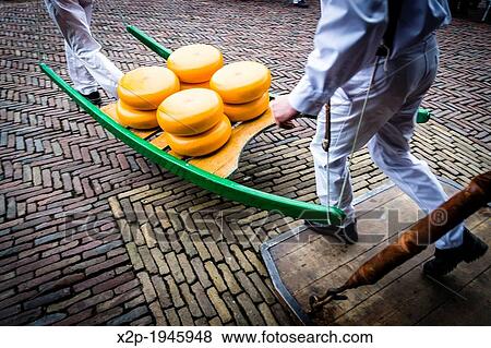 Cheese market, De Waag, Alkmaar, Netherlands, Europe. View Large Photo Image Stock Photo - Cheese market, De Waag, Alkmaar, Netherlands, Europe.. Fotosearch