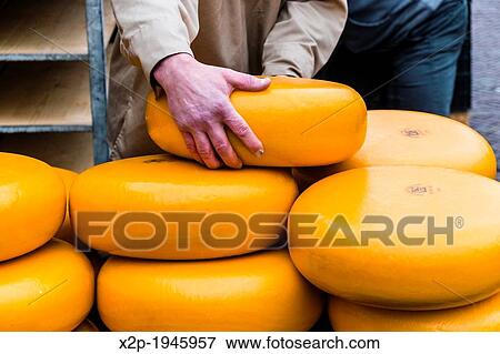 Cheese market, De Waag, Alkmaar, Netherlands, Europe. View Large Photo Image Stock Photo - Cheese market, De Waag, Alkmaar, Netherlands, Europe.. Fotosearch