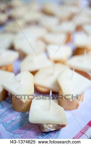 cheese pintxos in extraordinary market in Ordizia, euskadi View Large Photo Image Stock Photography - cheese pintxos in extraordinary market in Ordizia, euskadi. Fotosearch