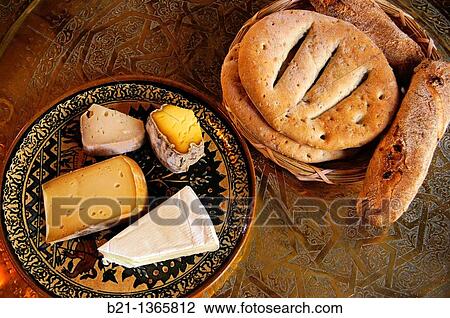 Cheeses and breads, France View Large Photo Image Stock Image - Cheeses and breads, France. Fotosearch