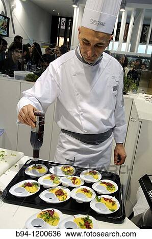 Chef at work View Large Photo Image Stock Photograph - Chef at work. Fotosearch